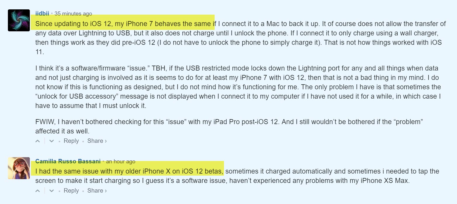Iphone Xs Not Charging Ios 12 Bug Img 3