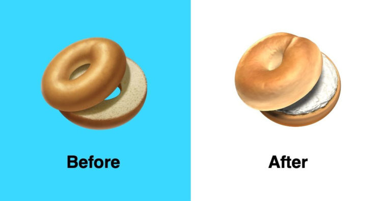 Apple Fixed Bagle Emoji Ios 12 1