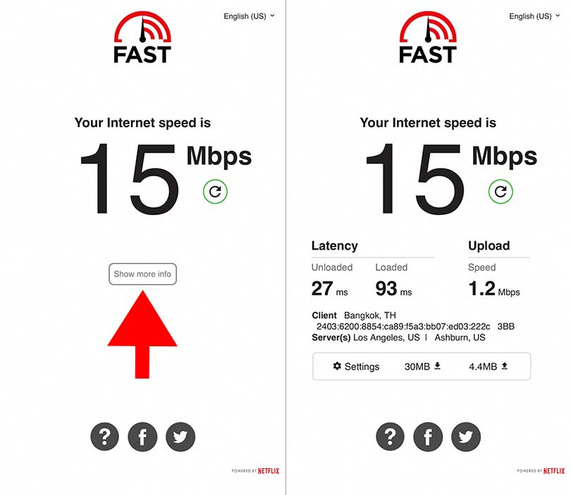 FAST Speed Test แอปเช็คความเร็วอินเทอร์เน็ตจาก Netflix