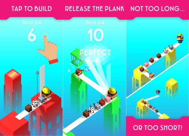 Plank Racing Game PLANK! เกม AR แข่งกับเพื่อน แตะค้างไว้แล้วปล่อยเพื่อวางไม้กระดาน