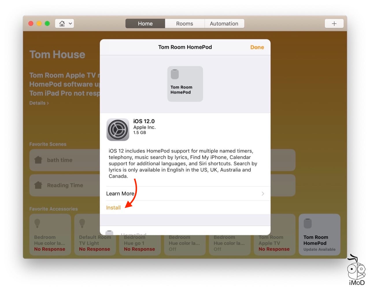 Install Macos Mojave Update Ios 12 Homepod Via Mac 5