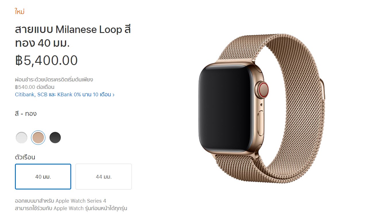 Milanese Loop For Apple Watch Series 4 Apple Store Online Th Img 1