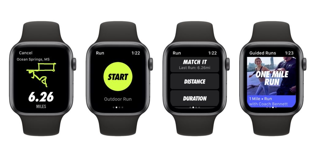 Nike Run Club Update Support Apple Watch Series 4 1