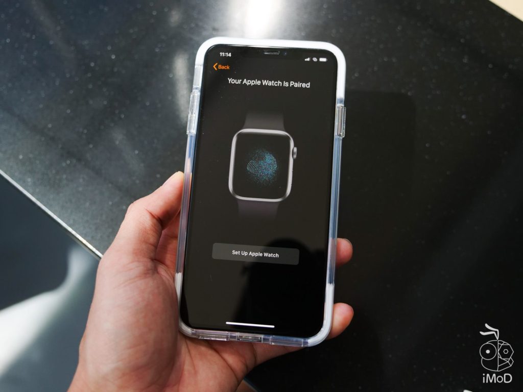 bring iphone near apple watch