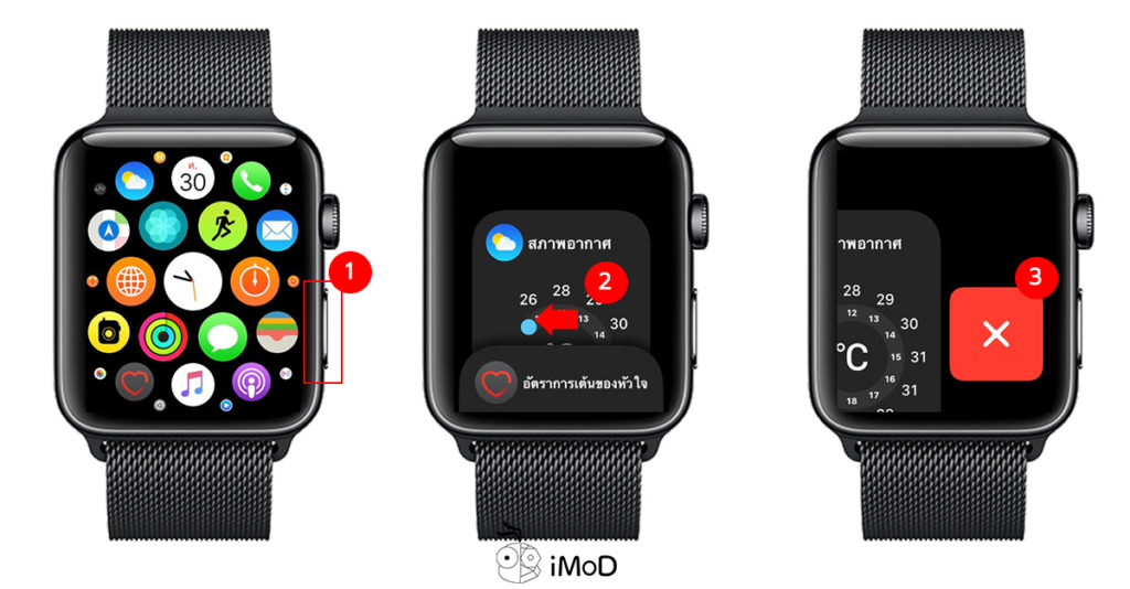 Close Recent App Apple Watch 1