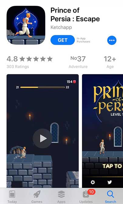 Game Prince Of Persia Footer