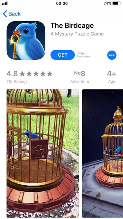 Game The Birdcage Footer