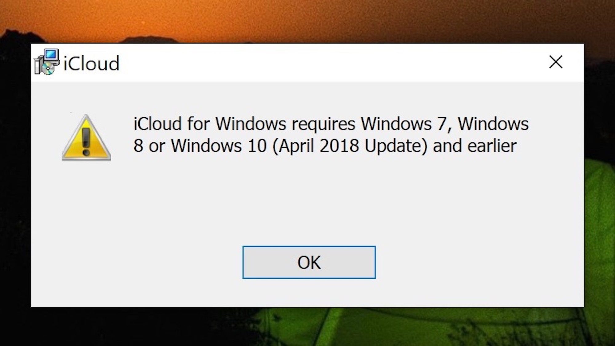 Icloud For Windows 10 1809 Compatibility Issues Img 2