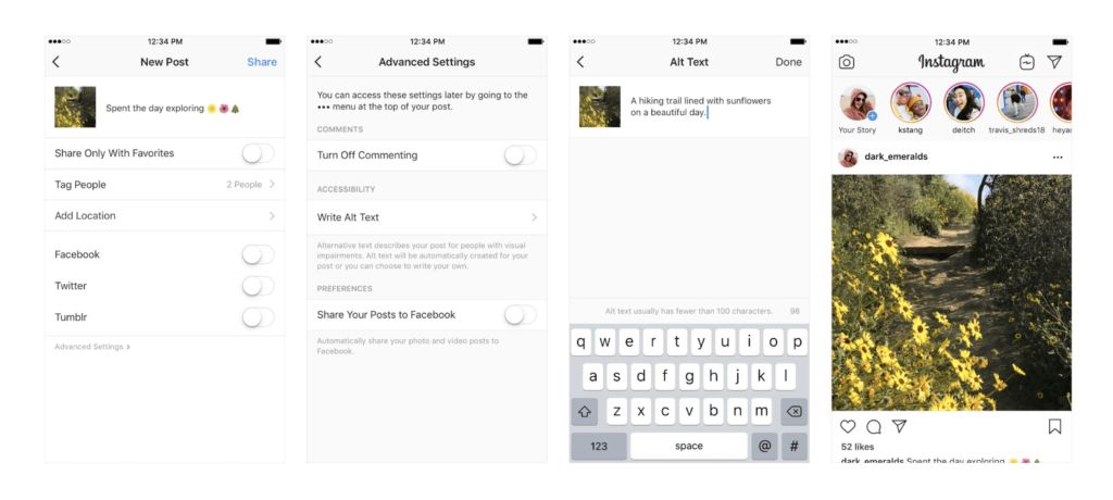 Instagram Accessibility Alternative Text 1