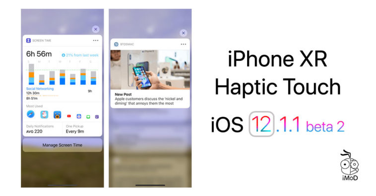Iphone Xr Notification Haptic Touch Ios 12 1 1 Beta 2 Cover