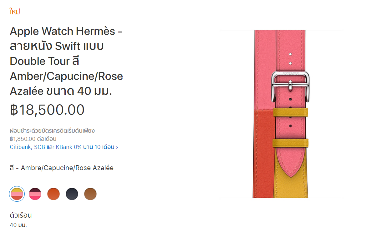 New Apple Watch Hermes 2 Color Band Styles Img 1