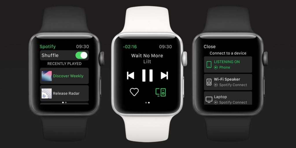 Spotify Release For Apple Watch 1