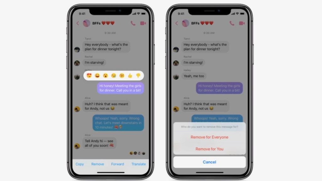 Unsend Feature Facebook Messenger Release Some Country 1