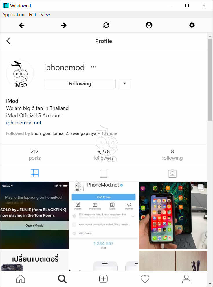 Windowed Instagram On Mac Pc 0006