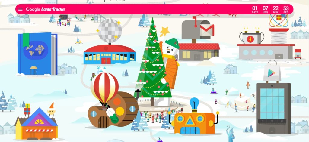 Google Maps Santa Cluas Is Coming Tracking 5