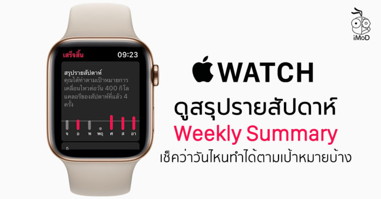 How To Check Weekly Summary Activity Apple Watch