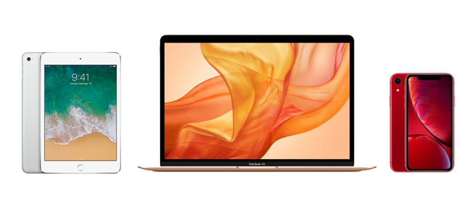 Ipad Mini Macbook Air Iphone Xr