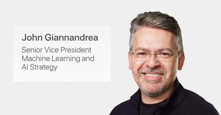 John Giannandrea Named To Apples Executive Team