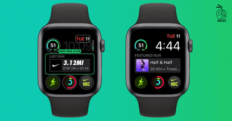 Nike Run Club Update Infograph Modular Complication Summary Run