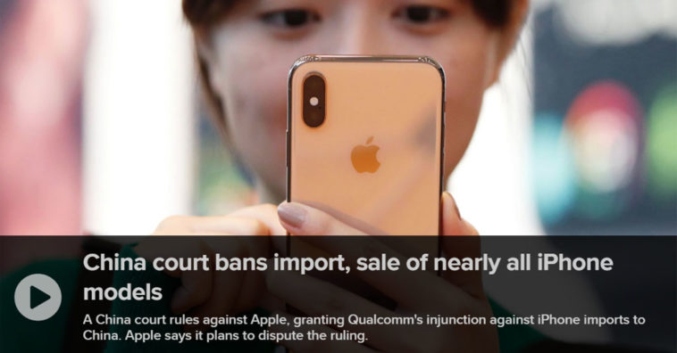 Qualcomm Wins Apple Ban Old Iphone Model In China