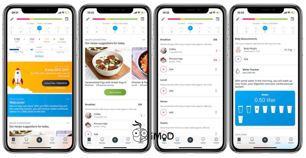Yazio Calories Count App On Apple Watch 1