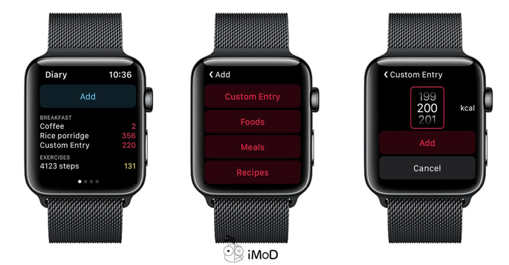 Yazio Calories Count App On Apple Watch 2