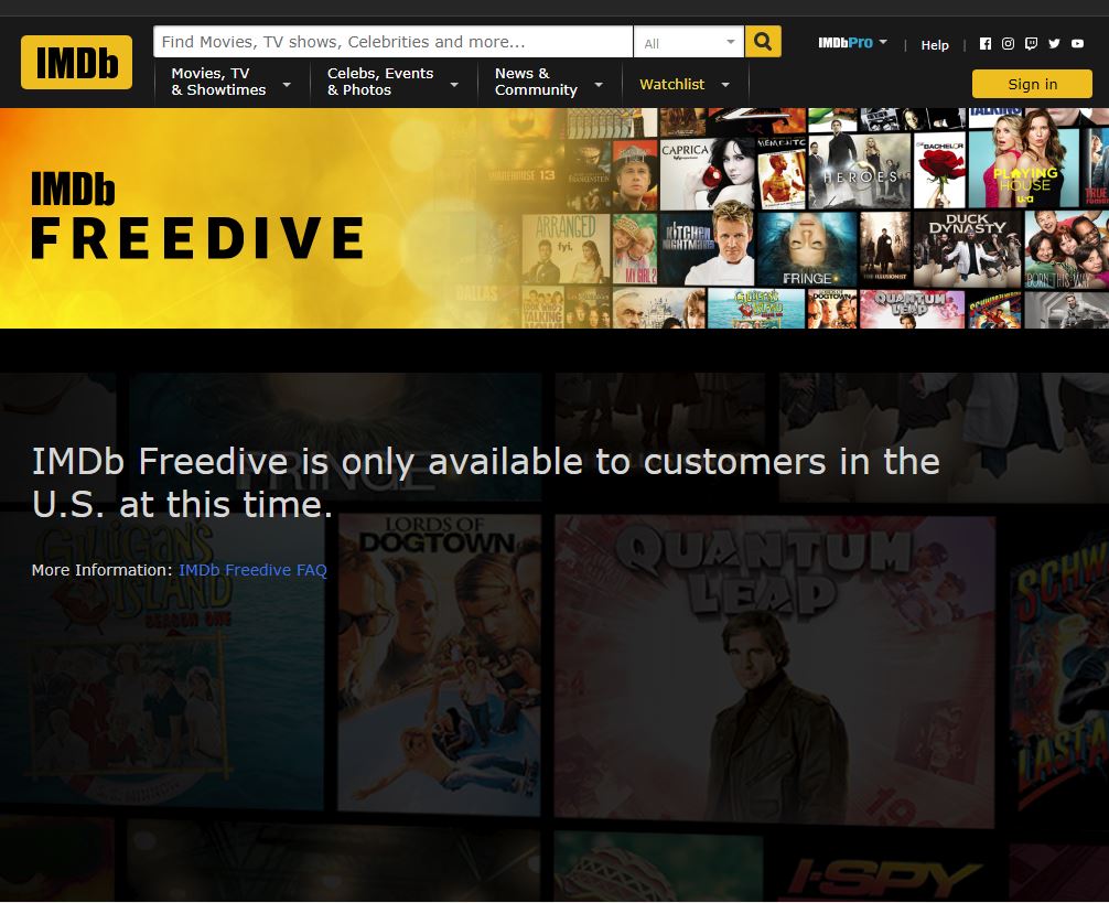 Imdb Freedive Website