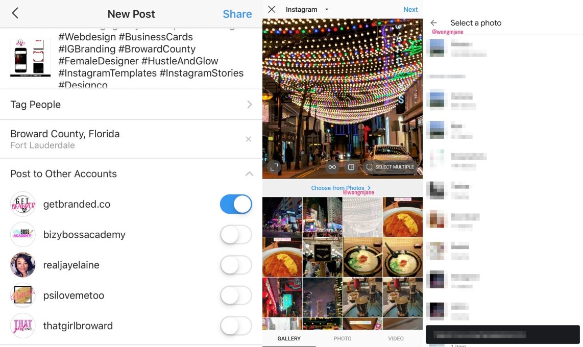 Instagram Post To Multiple Accounts Horz