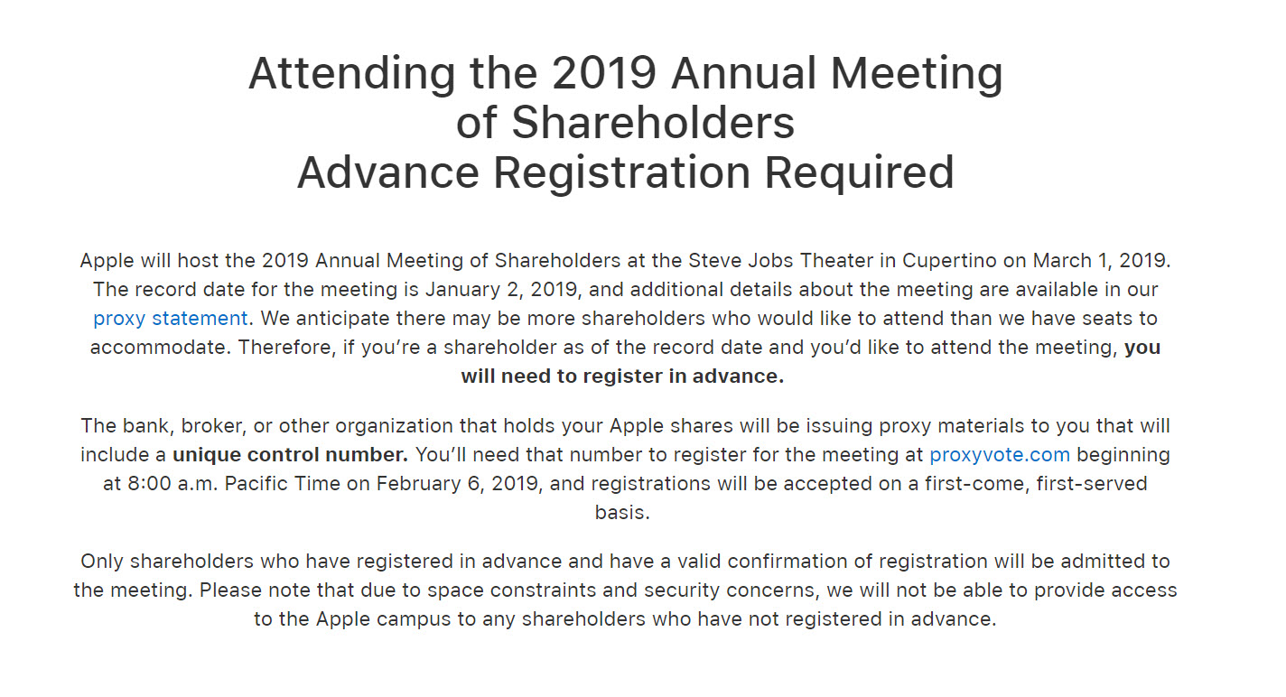 Apple 2019 Annual Shareholders Steve Jobs Theater Img 2