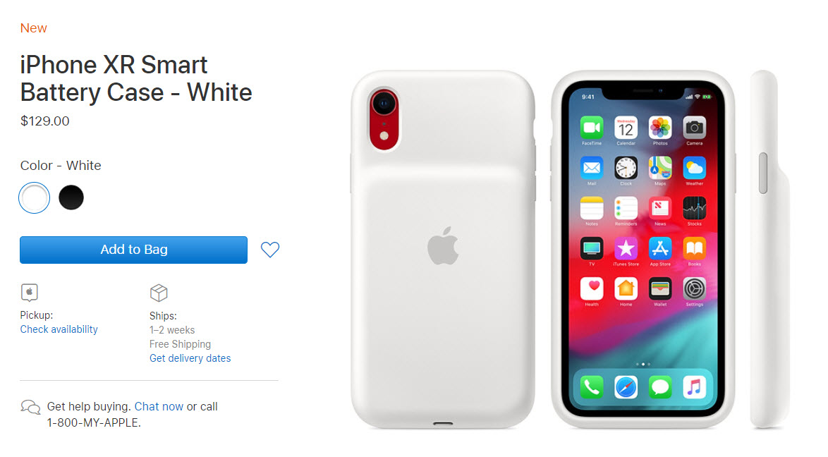 Apple Released Smart Battery Case Iphone Xs Xsmax Xr Img 3