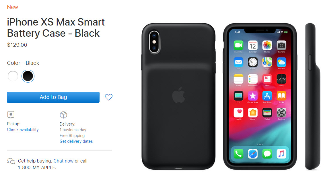 Apple Released Smart Battery Case Iphone Xs Xsmax Xr Img 4