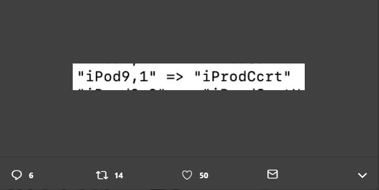New Ipad Ipod Touch Model Number Spotted At Ios 12 2 Beta Ecc Database Img 2