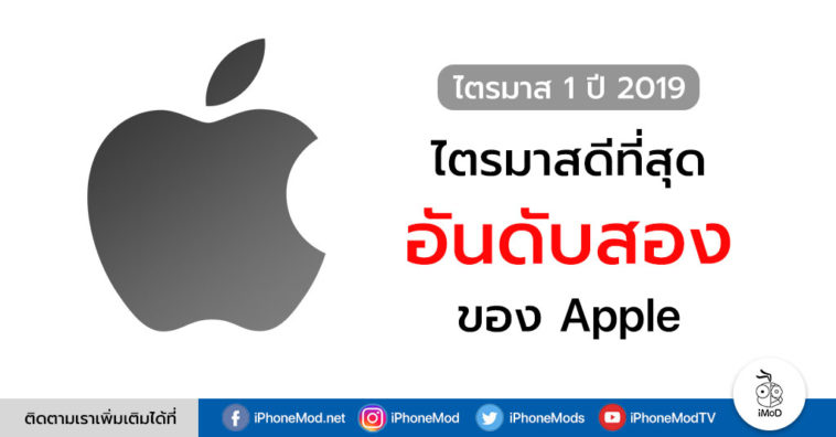 Apple Q1 2019 Second Best Revenue