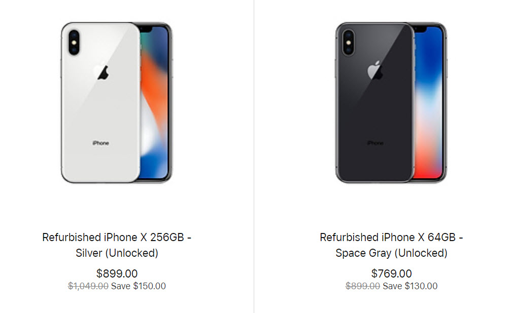 Apple Selling Refurbished Iphone X In Us Img 1
