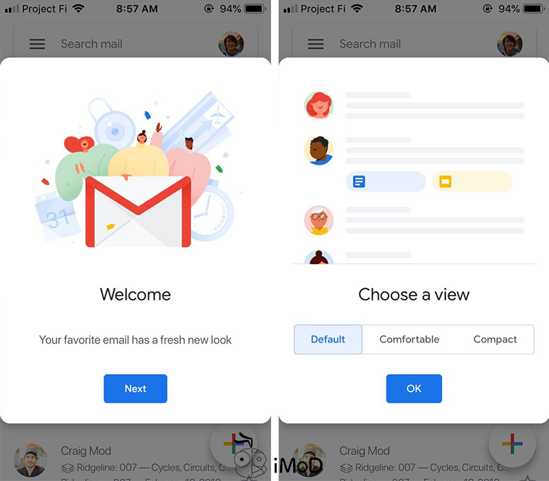 Gmailj Rolling Out Material Design For Ios 2