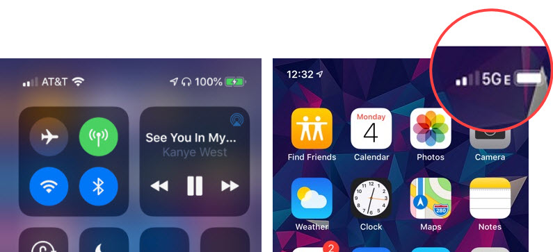 Ios 12 2 Developer Beta 2 Displays Misleading 5g E Icon On At And T Img 2