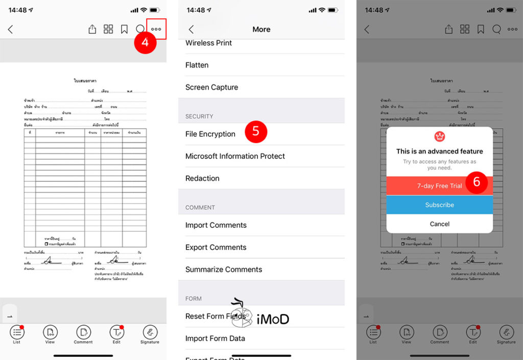 Lock Pdf File Iphone By Foxit Mobile Pdf 2