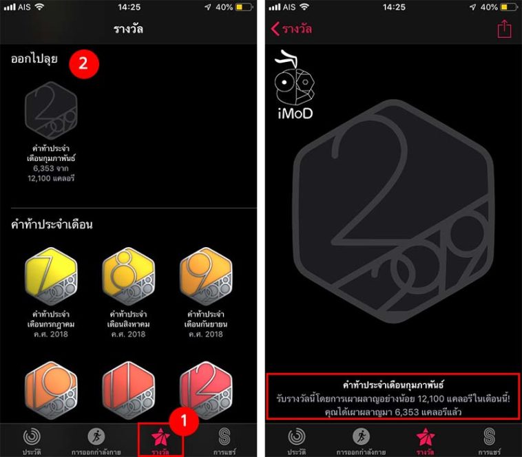 apple watch monthly challenge