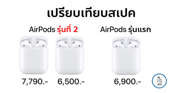 Airpods Gen 2 2019 Compare Original