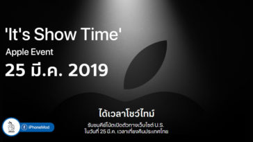 Apple Event 2019 Invitation Card 25 March 2019