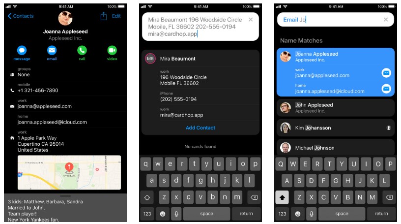 cardhop for ios cardhop for ios