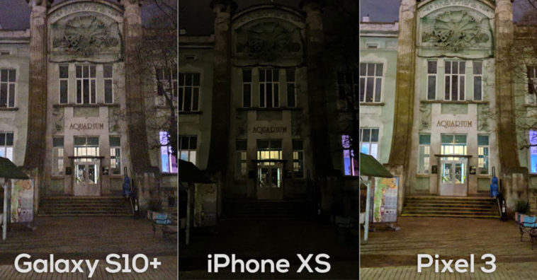 Galaxy S10 Plus Pixel 3 Iphone Xs Max Night Mode Photo Compare