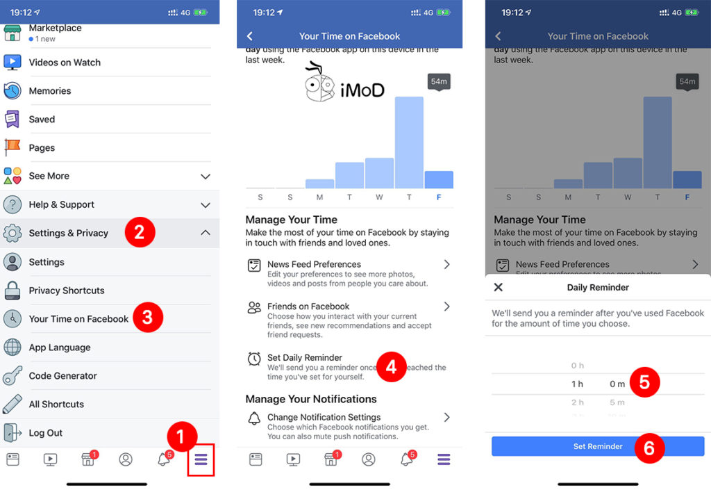 How To Set Daily Reminder On Facebook 1