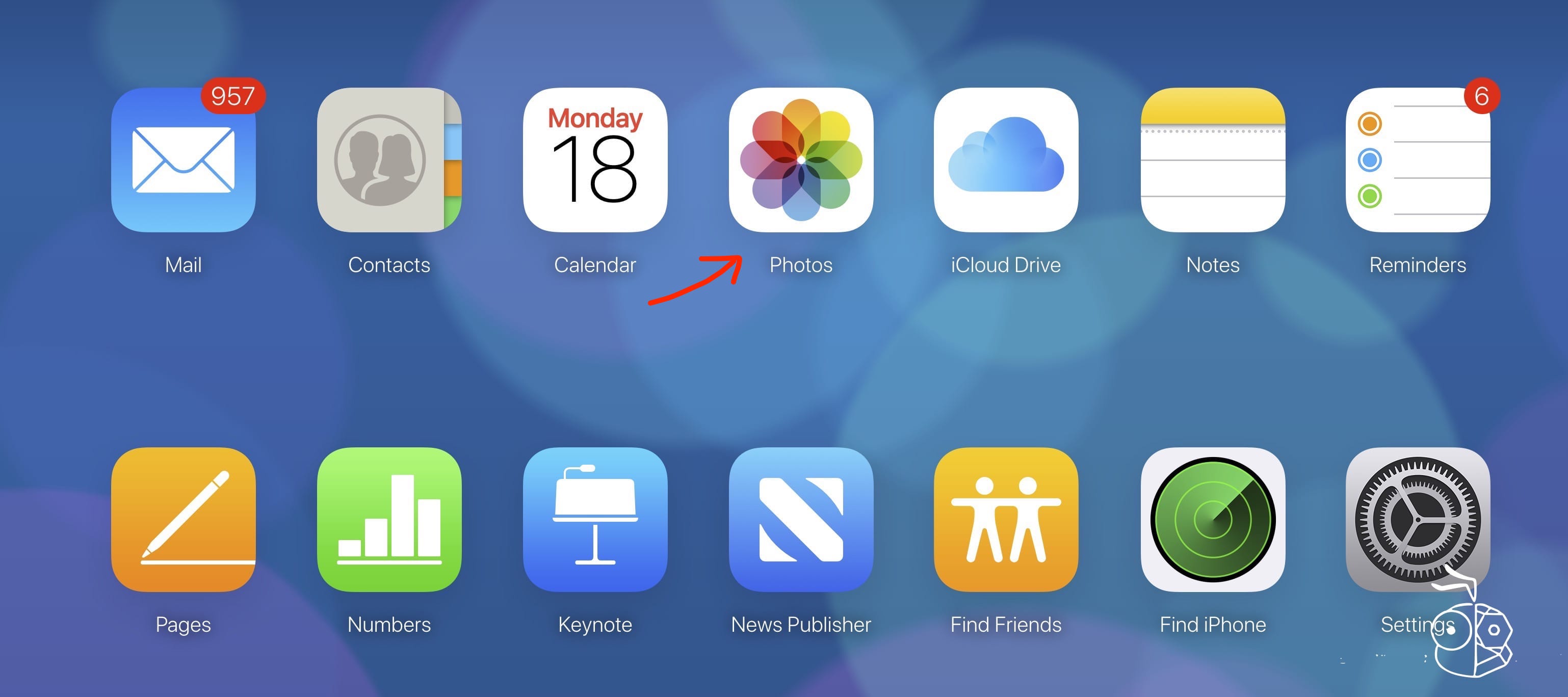 Icloud Web Home Screen2