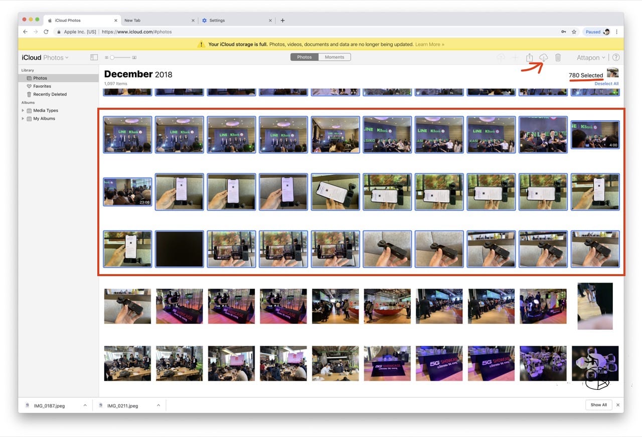 Select Photo Icloud Web