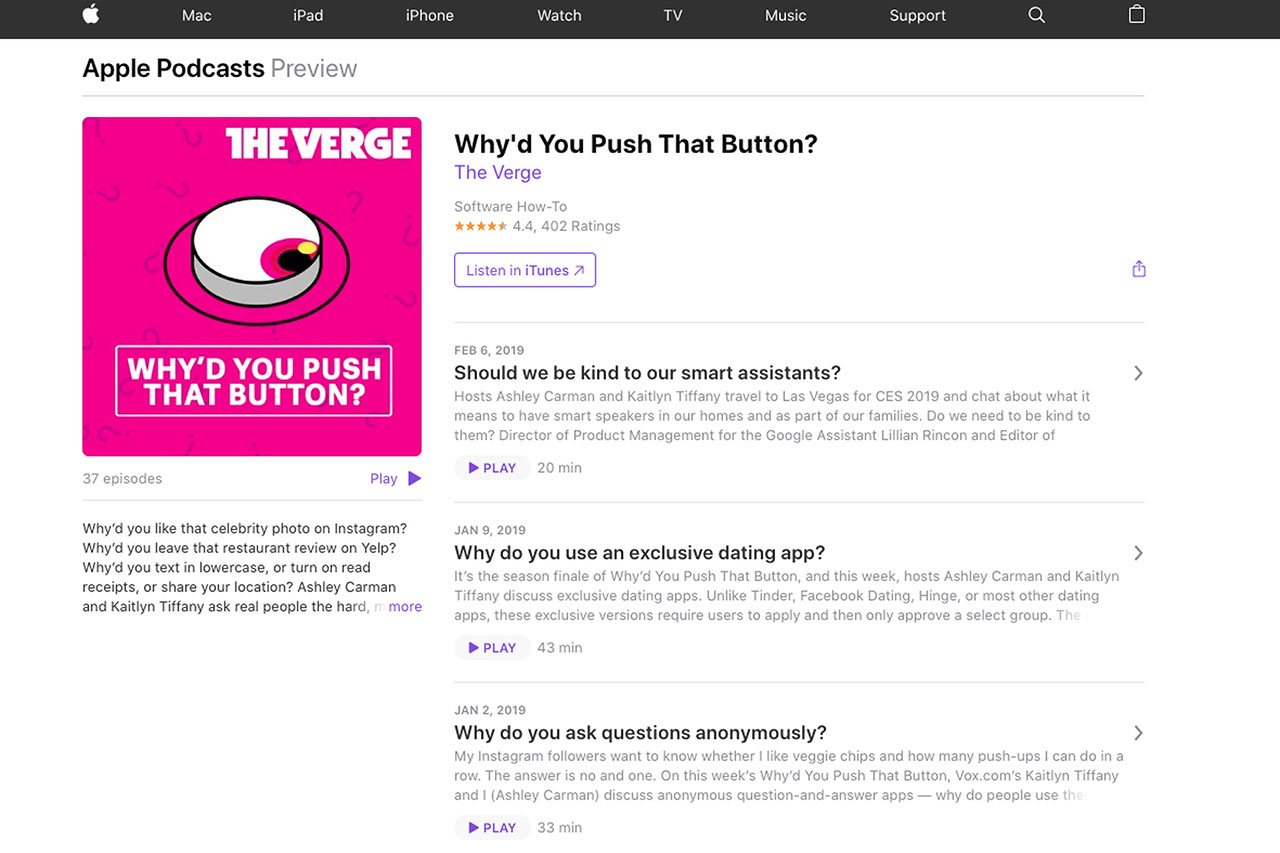 Apple Podcasts Directly On The Website 1