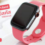 hibiscus apple watch sport band