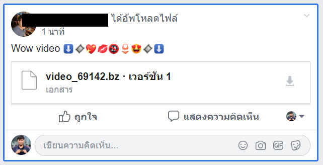 Facebook Video Post Spam Img 1