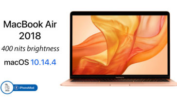 Macbook Air 2018 With Brighter Display Macos 10 14 4 Update