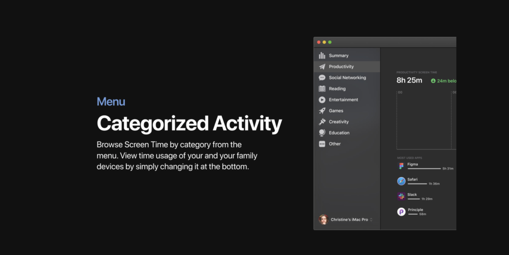 Macos 10 15 Screen Time Concept 2
